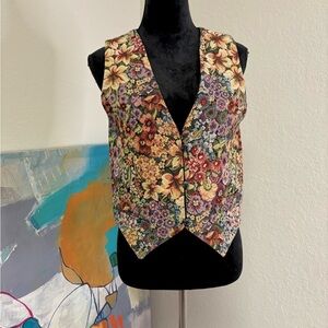 Floral Multicolor Women's Vest